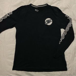 nike athletic cut long sleeve shirt